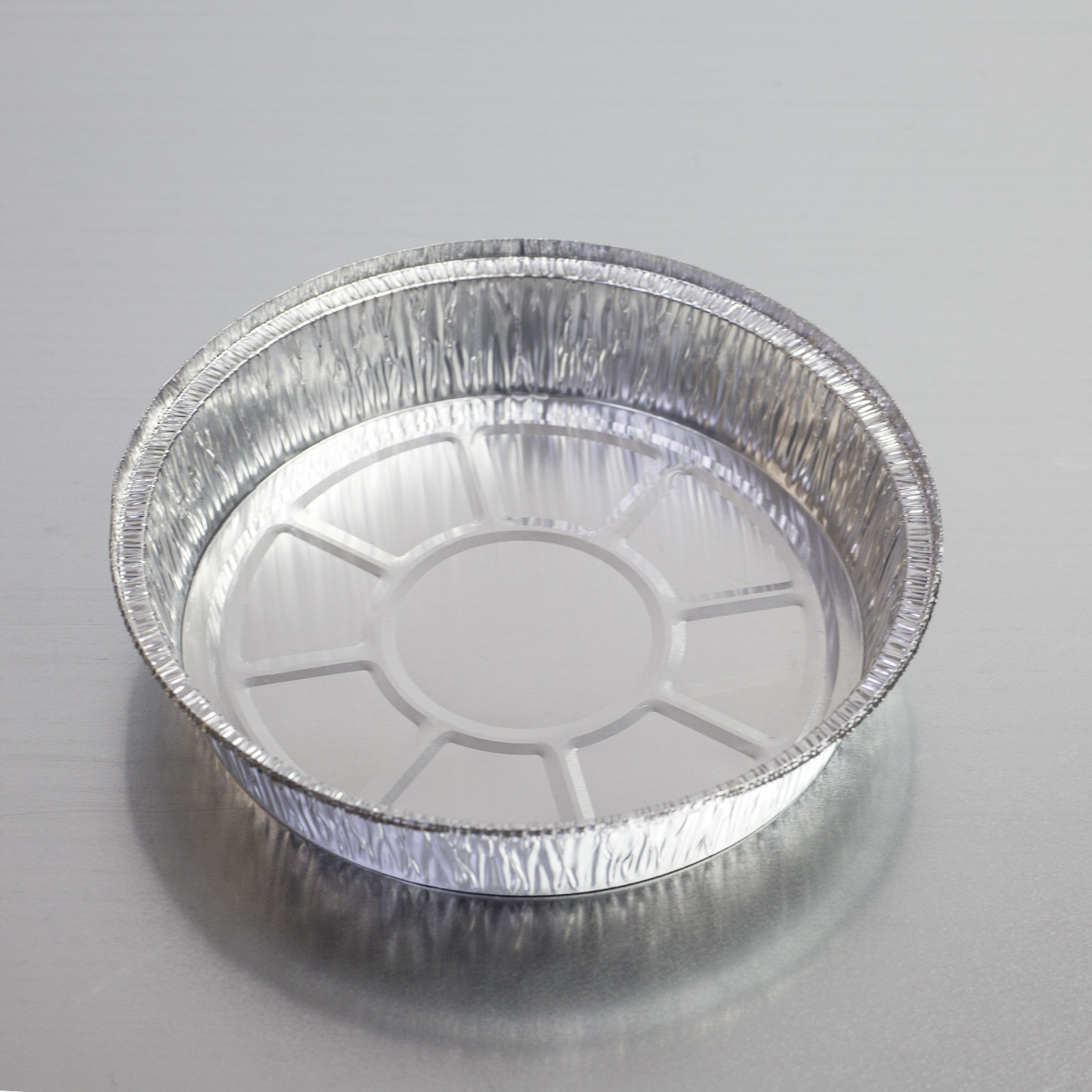 Wholesale Round Aluminum Pans 7 8 9 10 Inch Round Foil Pizza Pan Baking Tray Aluminium Foil Containers with Lid