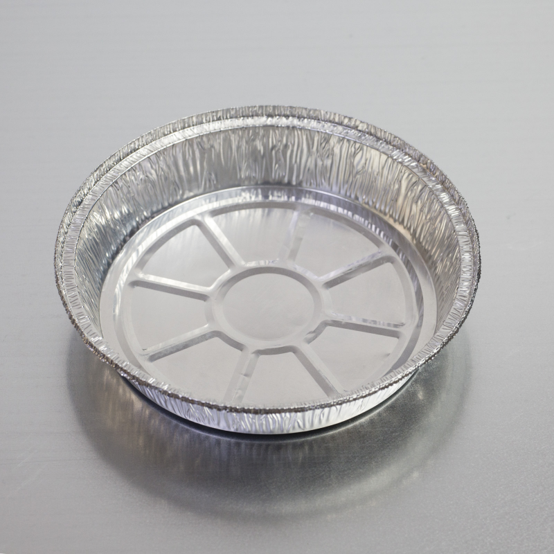 Wholesale Round Aluminium Foil Container 8 Inch Pans Food Aluminum Foil Container for Kitchen