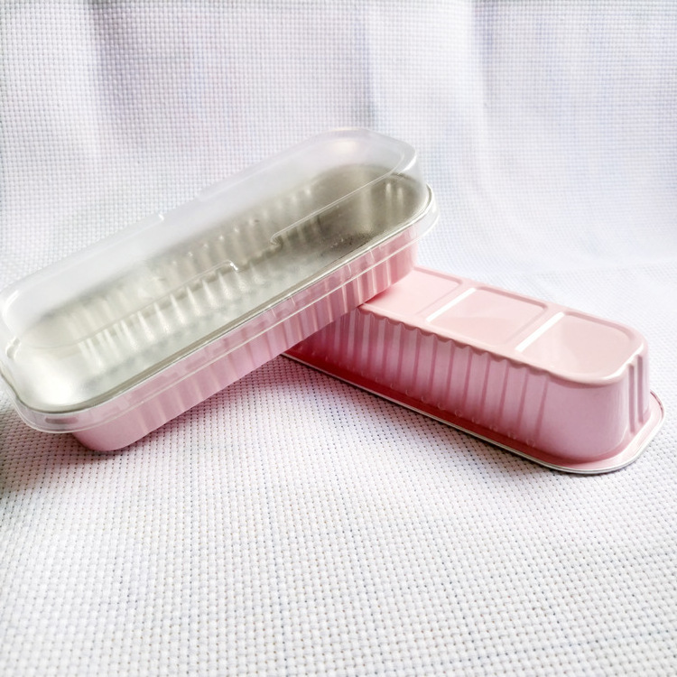 Wholesale China Disposable Aluminum Mini Loaf Pans 8011 Baking Tray Heavy Duty Wholesale Pure Aluminum Foil Box with Lid