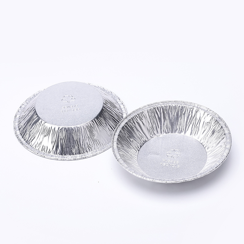 Hot Sale Disposable Take Away Cake Baking Aluminum Foil Flan Container Laminated