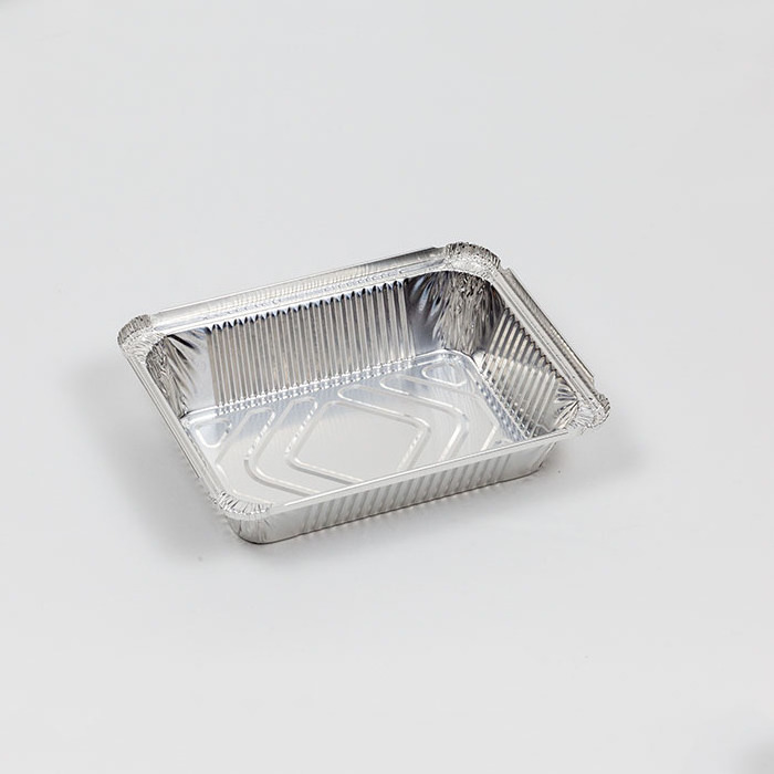 Manufacturer Aluminum Foil Container Full Size Takeaway Foil Pan Flat Bottom Aluminum Foil Container with Lid