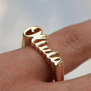 personalized stainless steel tarnish free gold plated custom ring design jewelry for men