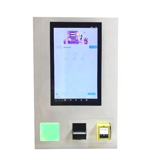 32 inch touch screen Mini wall mounted condom vending machine automatic  small perfume vending machine