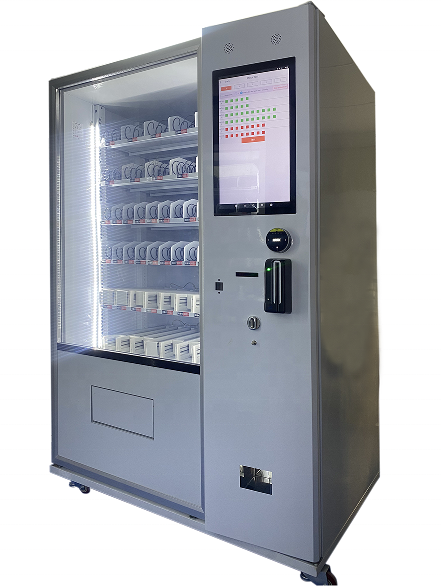 Hot selling Combo vending machine with small touch screen display vending machine  cold drinks and snack 6 spirals one