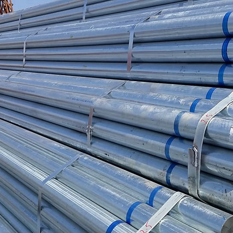 low price factory customized 6 meter 2 3 6 inch structural hot dipped galvanized carbon steel welded round tube pipe