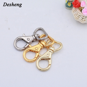 Stock high-grade plating 24K gold dog hook for shoulder trigger snap hook bag strap female