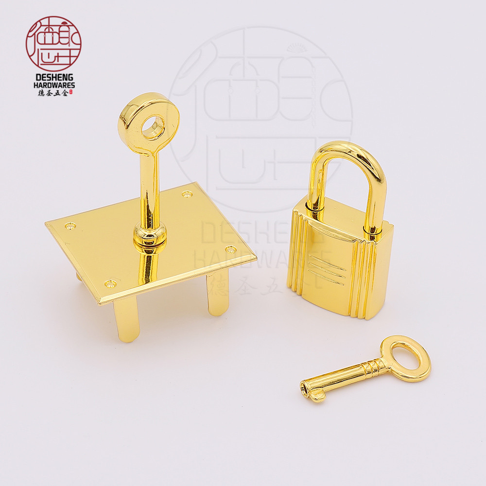 Metal Zinc Alloy Lock For Bag Two Size Whole Set Turn Lock Swivel Dog Leash Hook Clasp