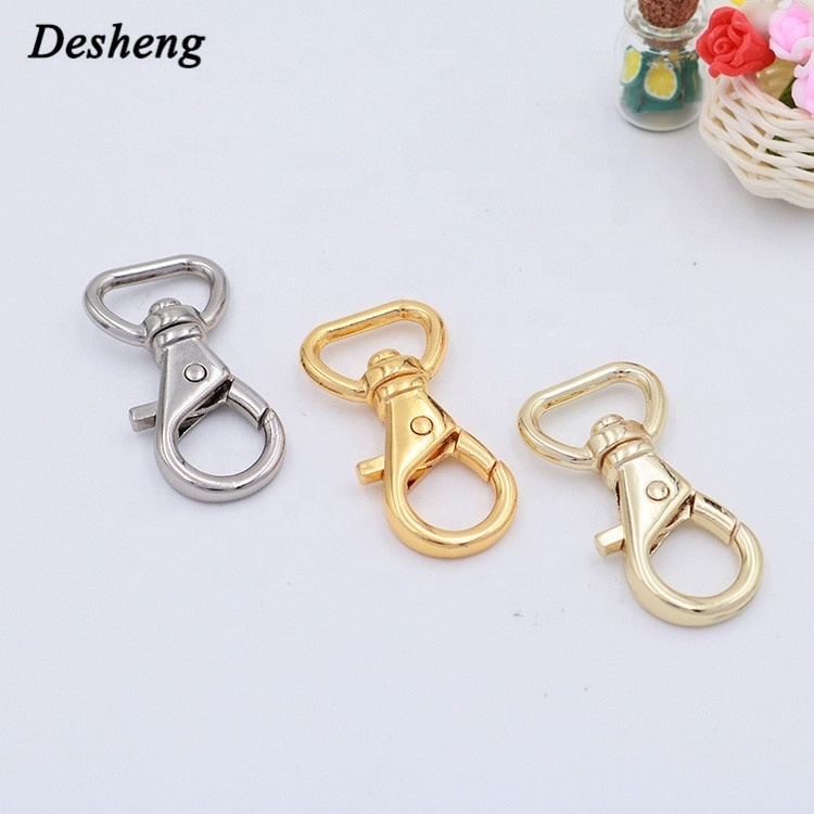 Stock high-grade plating 24K gold dog hook for shoulder trigger snap hook bag strap female