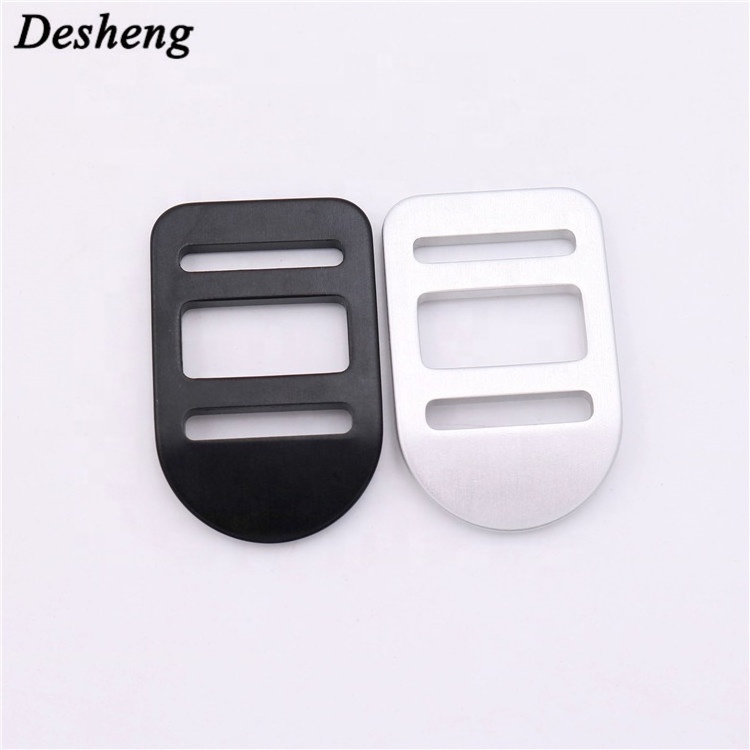 High quality aluminum custom adjustable ladder hook buckle for backpack luggage bag shoulder strap slider hardware hook