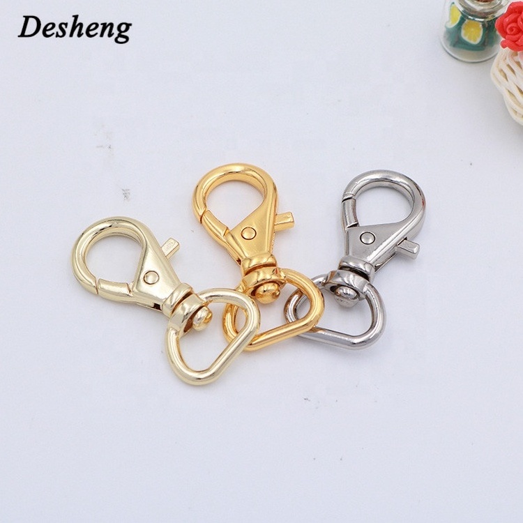 Stock high-grade plating 24K gold dog hook for shoulder trigger snap hook bag strap female