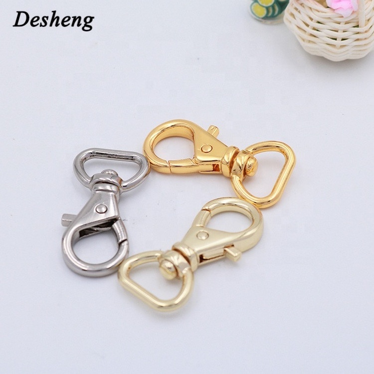 Stock high-grade plating 24K gold dog hook for shoulder trigger snap hook bag strap female