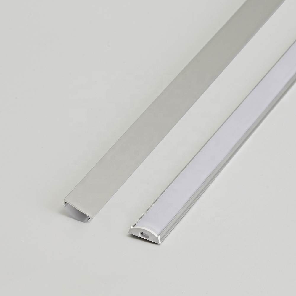 Bending heat sink 1704 Wholesale Customized 17mmX4mm Arc-Shaped Flexible Curved linear light LED Aluminum Profile for LED Strip