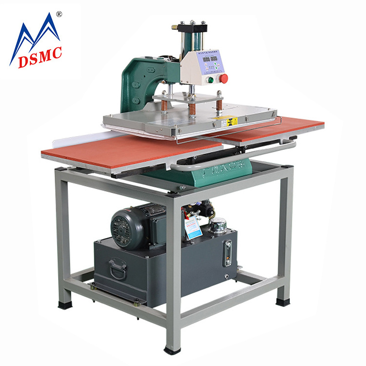 DSMC New Hydraulic Silicone Emboss Print Clothes Garment Fabric Embossing Machine for T-Shirt