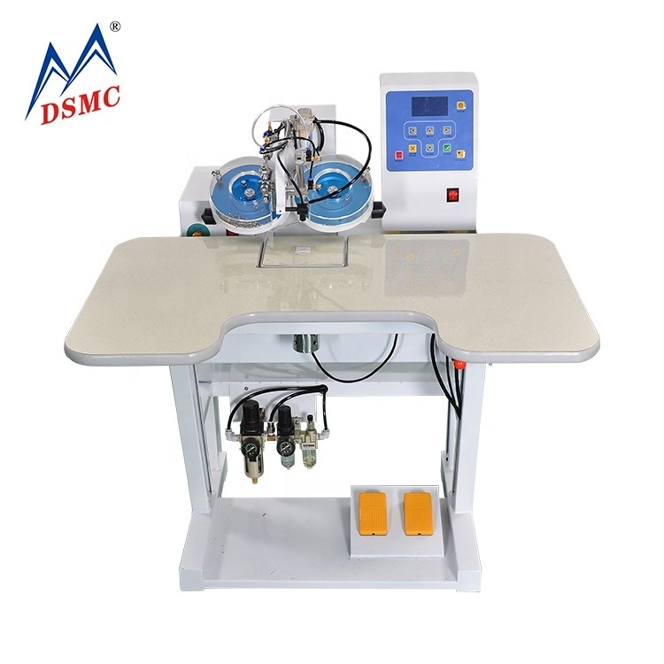 Semi Automatic fabric rhinestone machine Crystal hot fix setting machine