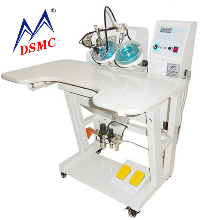 Semi Automatic fabric rhinestone machine Crystal hot fix setting machine