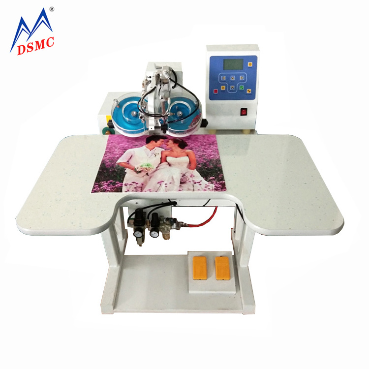 CE automatic ultrasonic hotfix rhinestone fixing machine for clothes design