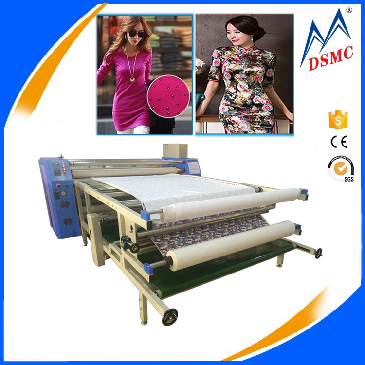 The Philippines machinery Roller textile dye sublimation printing Machine Roll to roll Transfer Heat Press