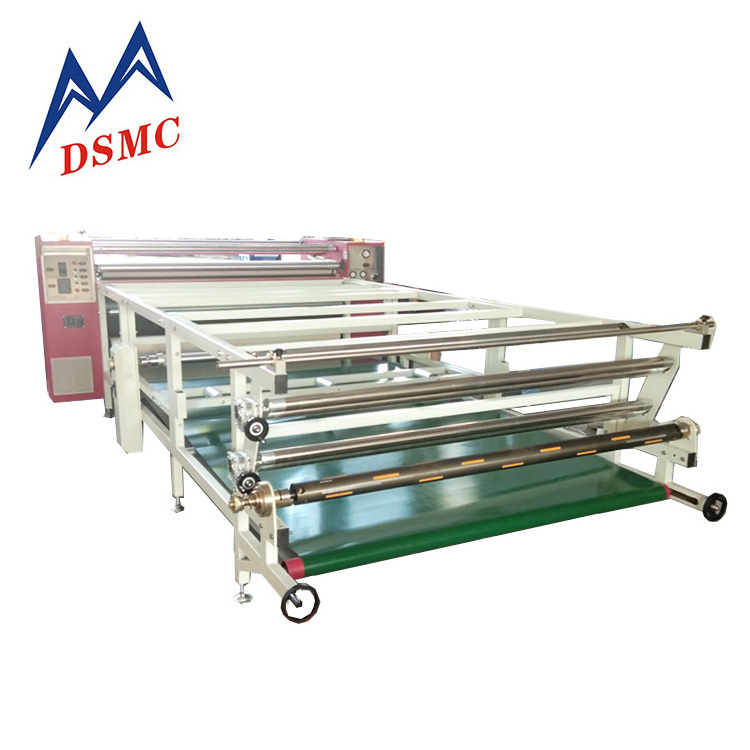 The Philippines machinery Roller textile dye sublimation printing Machine Roll to roll Transfer Heat Press