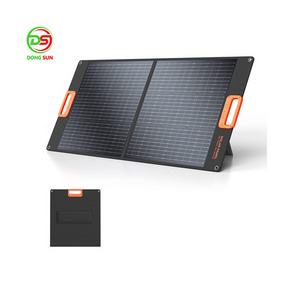 100W Portable Foldable Solar Panel for Power Station Generator Solar Panel Kit Mono Solar Cells with Adjustable Kickstand