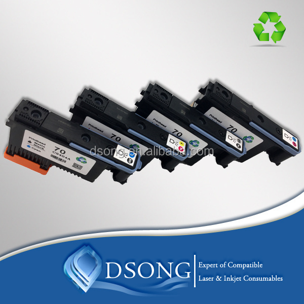 Replacement Eight Colors set Ink Cartridge & Printhead for HP Designjet Z3100/Z2100/Z3200/Photosmart Pro B9180 for HP70 Ink