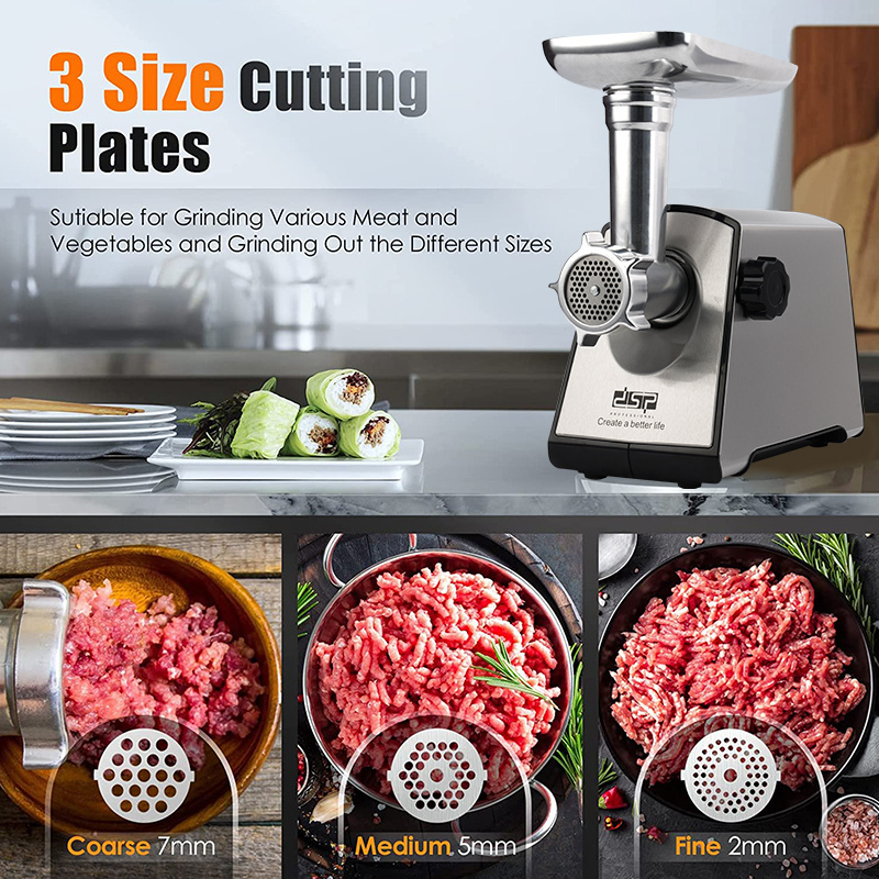 DSP high quality Home stainless steel housing Mincer frozen meat grinder Household Electric Machine Meat Grinder