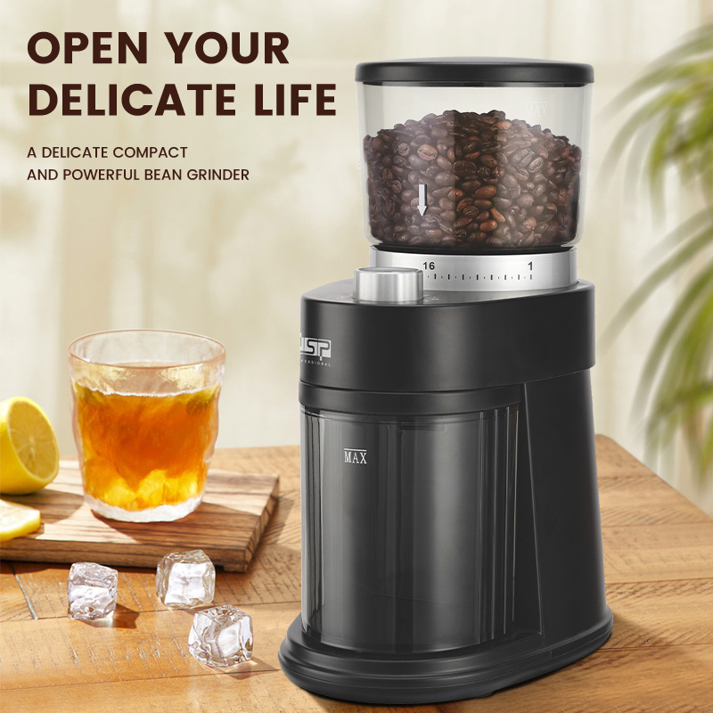 DSP Hot Sale Wholesale Factory High Quality Electric Coffee Bean Grinder Machine Professional For Home Coffee Grinders