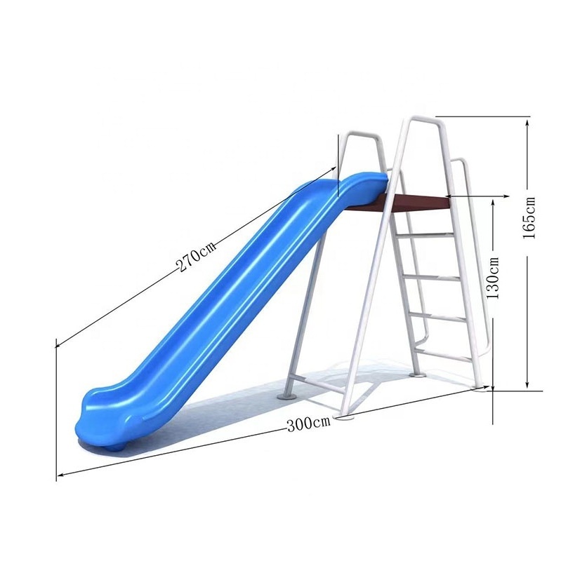 Toddler play toys  entertainment equipment outdoor playground with plastic slide for kids outdoor combination slide swing set