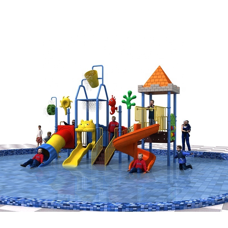 Factory supplied commercial swimming pool plastic kids used tube slide for water playground