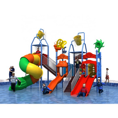 Factory supplied commercial swimming pool plastic kids used tube slide for water playground