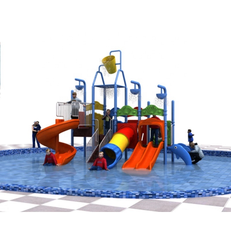 Factory supplied commercial swimming pool plastic kids used tube slide for water playground