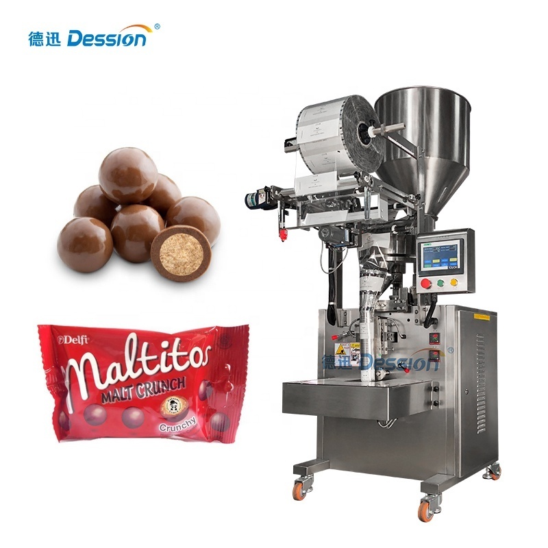 Dession Vertical Small Chocolate Ball Candy Packing Machine Factory Price