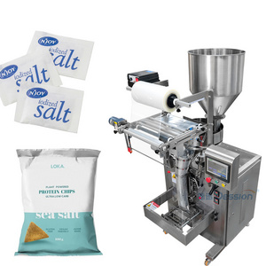 Fully Automatic Small Salt Pepper Sachet Packing Machine 1g 100g Table Grinding Salt Bag Granular Salt Powder Packing Machine