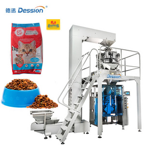 Automatic weigher packing machine Dry Animal Feed / Pet Dog Cat Food Packaging Machine