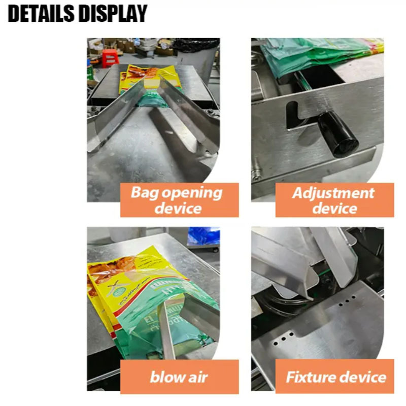 Automatic gift bag twist tie machine for lollipop and Bread with bag opener open mouth bagging packing packaging machine