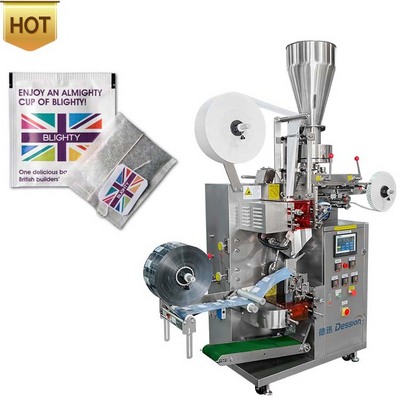 Automatic small dip tea envelop packing machine price inner and outer tea bag packing machine drip tea bag packaging machine