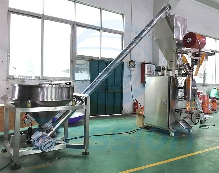 Round Hopper powder Auger Feeder / Screw Feeder / Screw Conveyor