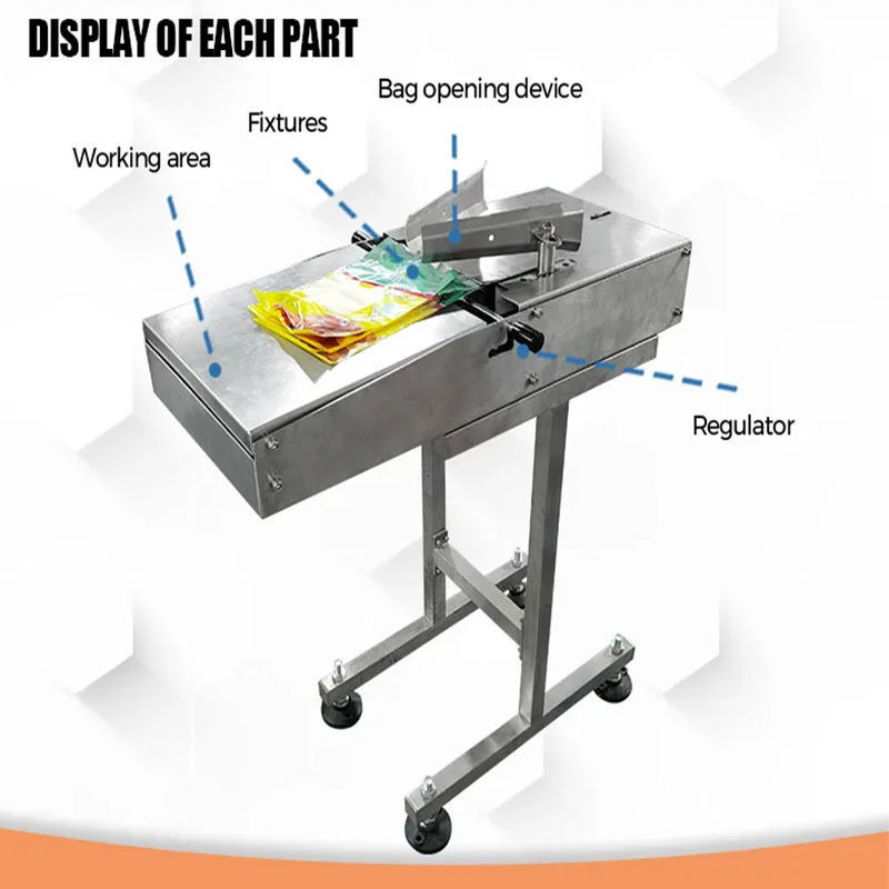 Automatic gift bag twist tie machine for lollipop and Bread with bag opener open mouth bagging packing packaging machine