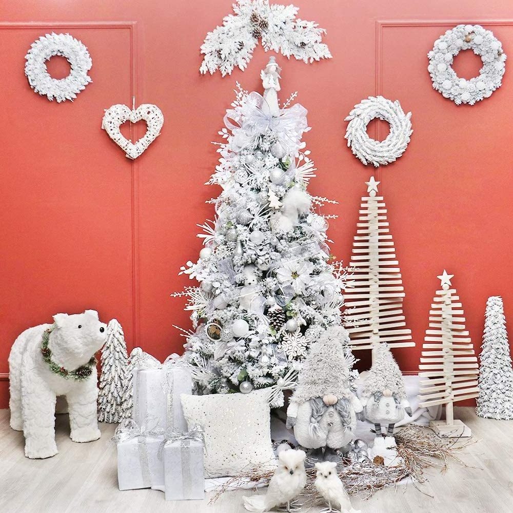 Hot Sale Artificial Christmas Tree With Snow PVC Material Christmas Home Decoration Items