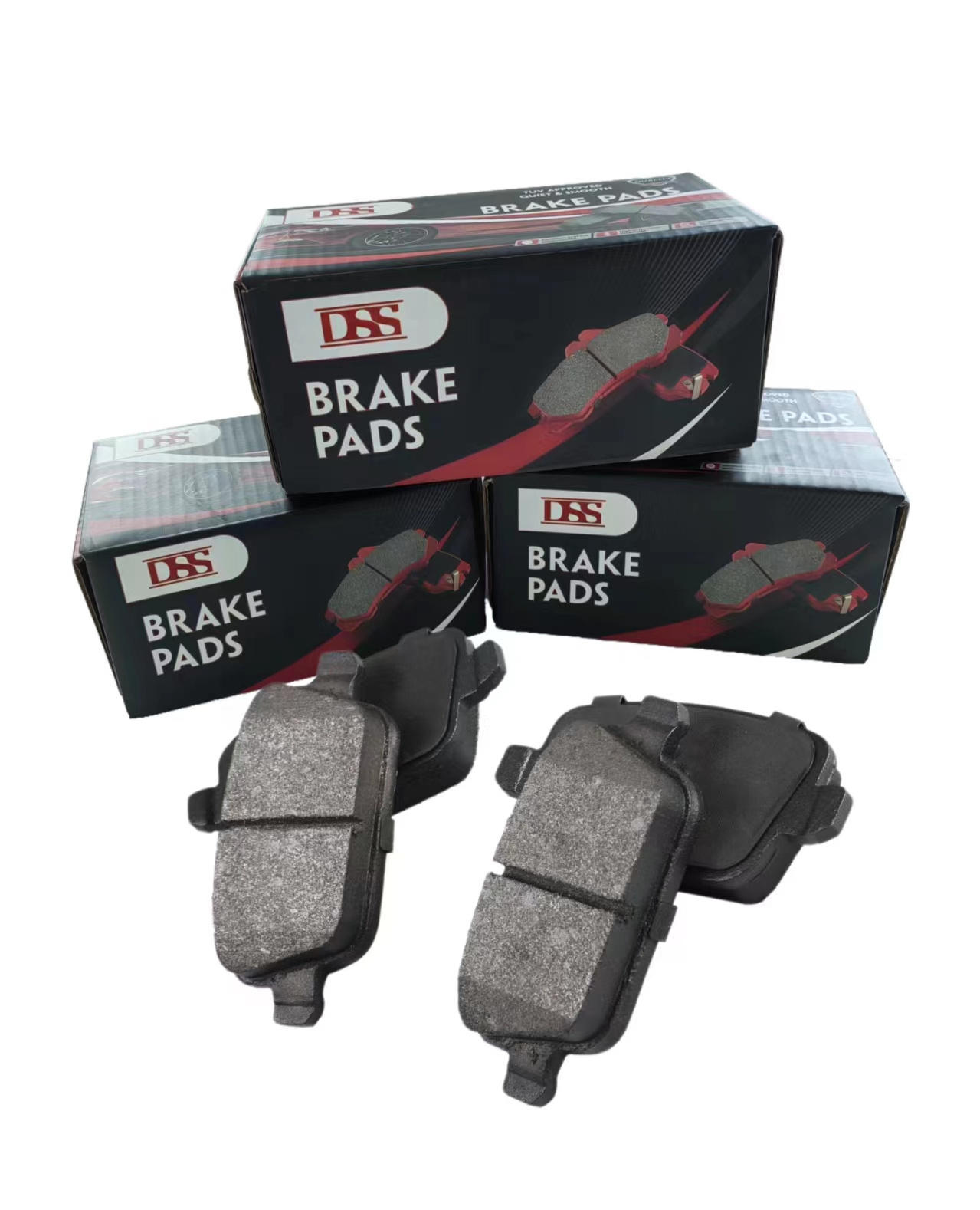 DSS Hi Q Car Brake System Factory Noise-free Pastillas De Freno Abestos Free  Ceramic Brake Pads for Landrover Volvo Ford