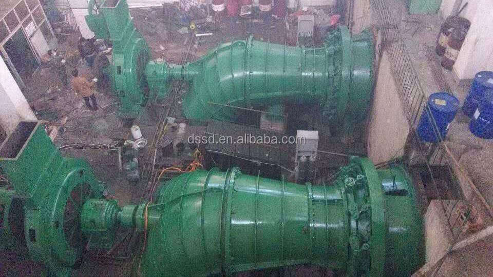 Low Head Water Turbine Generator Small Pipe Hydro Turbine Units Horizontal Layout Fixed Vane Tubular Turbine