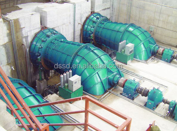 Low Head Water Turbine Generator Small Pipe Hydro Turbine Units Horizontal Layout Fixed Vane Tubular Turbine