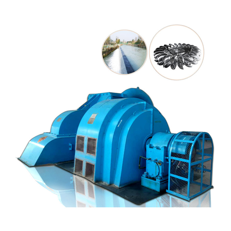 2750kw Water Turbine Generator Project with Penstock Pipe for High Head Hydropower Plant