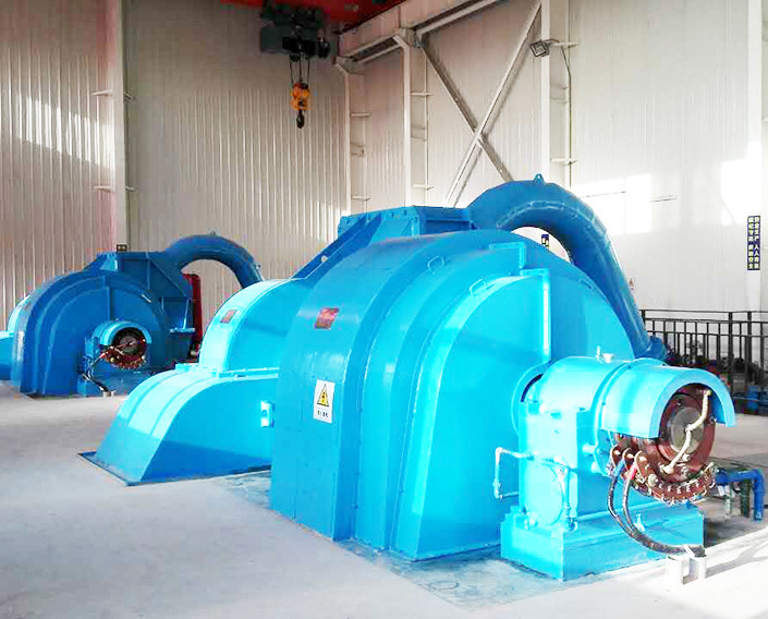 2750kw Water Turbine Generator Project with Penstock Pipe for High Head Hydropower Plant