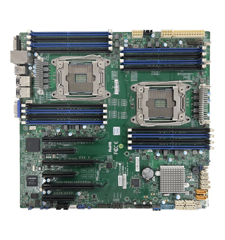 Super X10DRi C612 Chipset Dual  LGA2011 support Xeon E5-2600 V3 V4  DDR4 RAM E-ATX Motherboard