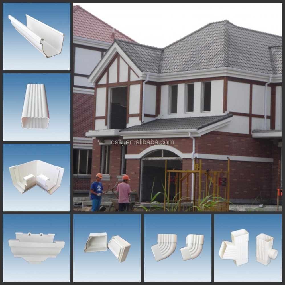 PVC gutter for rain construction in UAE Saudi Arabia Iraq