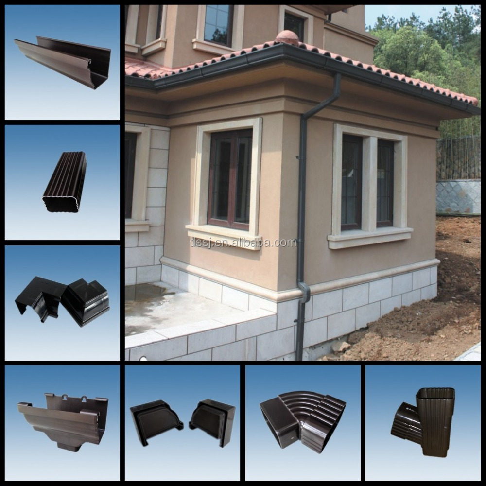 PVC gutter for rain construction in UAE Saudi Arabia Iraq