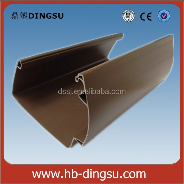 Vinyl rain gutter/upvc rain water collector/plastic roof gutter