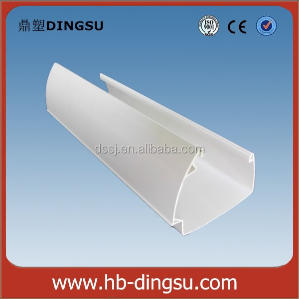 Vinyl rain gutter/upvc rain water collector/plastic roof gutter