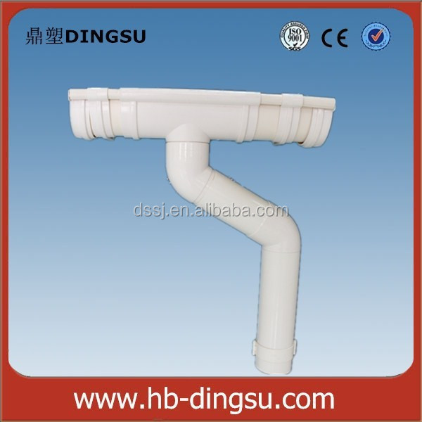 110mm and 125mm half-round pvc rain gutter pipe