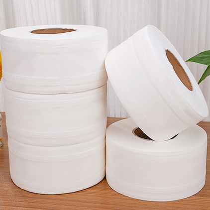 Jumbo Roll Toilet Paper Bathroom Tissue Soft Paper 700g / Roll 100% Virgin Wood Pulp